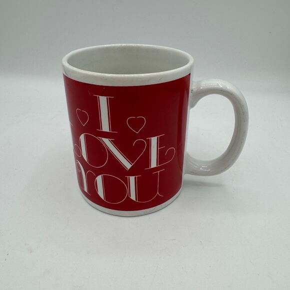 American Vintage Other - Vintage Valentines Coffee Mug I Love You